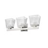 Z-Lite Astor 3 Light Vanity, Brushed Nickel & Clear 1936-3V-BN